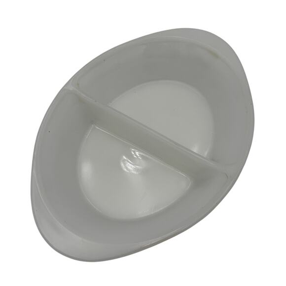 Vintage Pyrex Milk Glass Divided Dish - 1.5 Quart - Picture 3 of 8